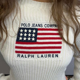 Polo Jeans Ralph Lauren Graphic Knit Jumper - XL